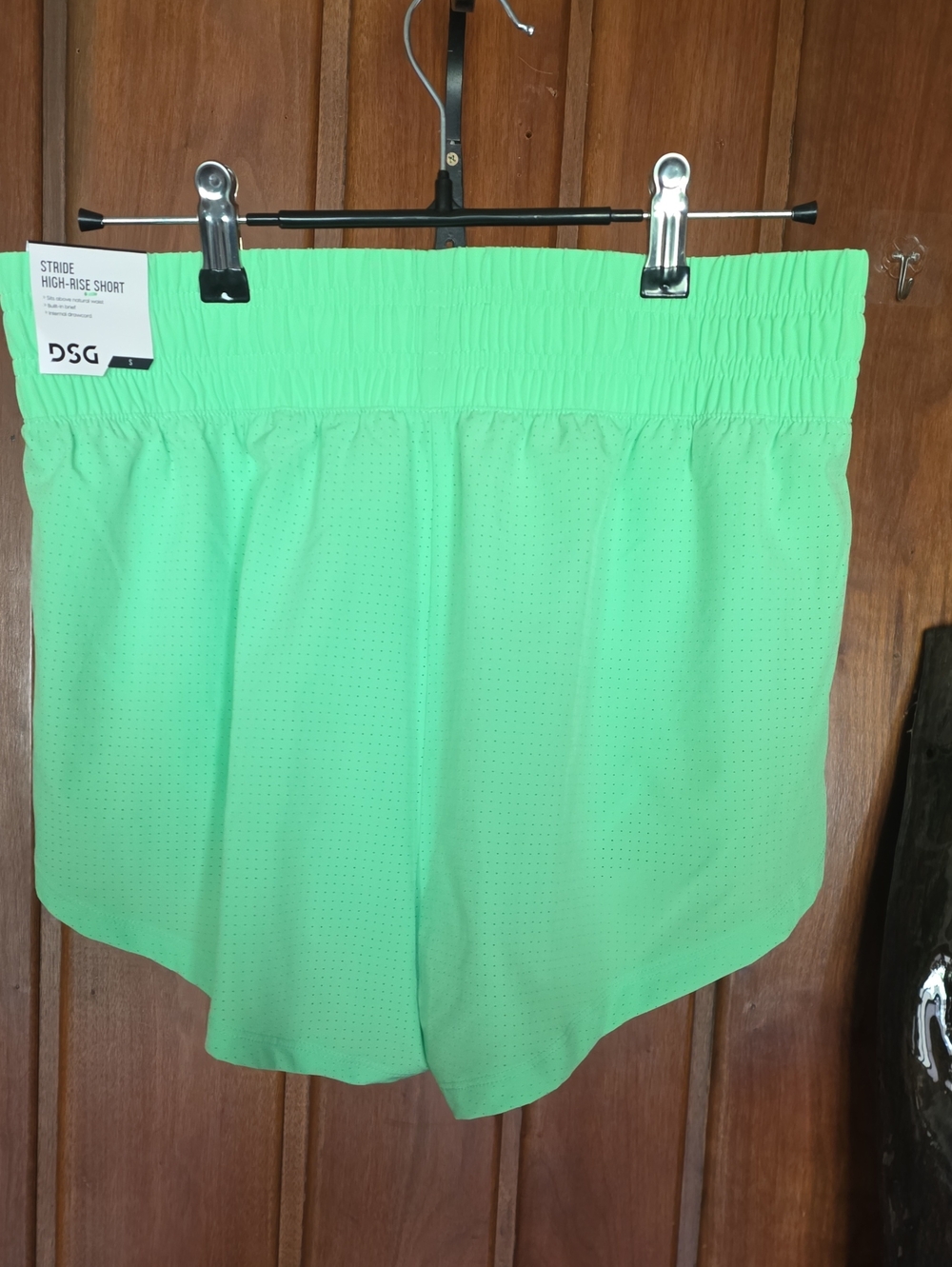 DSG Mint Green High-Rise Stride Athletic Shorts Small NEW